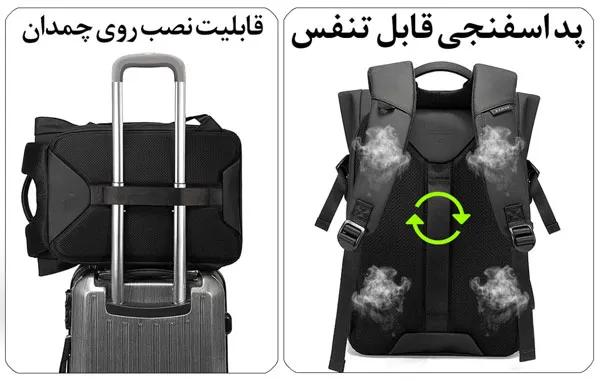 10_IMG_20250629_172109_616 کیف کوله پشتی روزانه لپ تاپ 15.6اینچ بنج 7700
