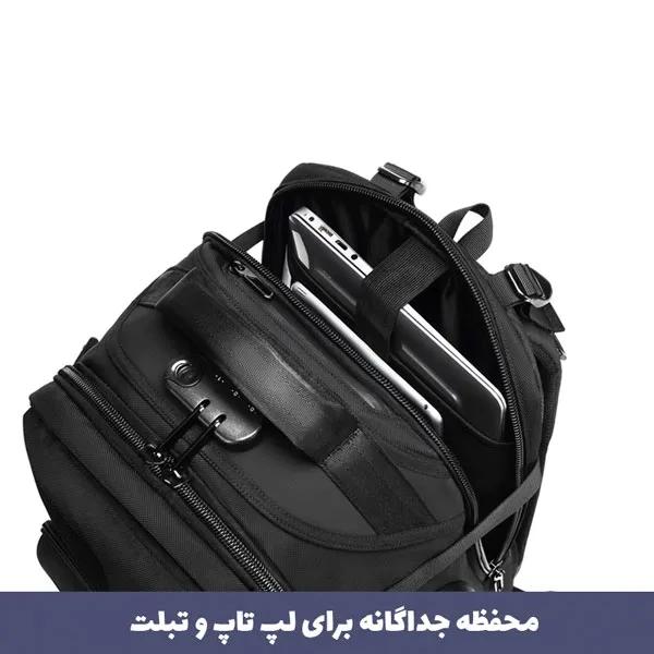 11_کوله-لپتاپ-اوزوکو_1758894000849 کیف کوله پشتی مسافرتی اوزوکو 9309L