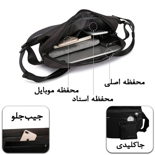 کیف کمری دوشی بنج 7502
