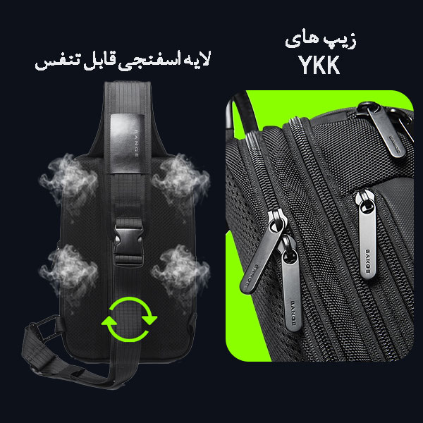 کیف کراس بادی قفل ضد سرقت دار بنج 7082