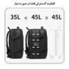 16_کوله-پشنی-لپ-تاپ-و-تبلت-BG1908D-با-درگاه-شارژ-یو-اس-بی کیف مسافرتی 45L کوله پشتی لپ تاپ 17 اینچی بنج 1908D