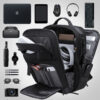 backpack-bange-g61-4 کیف بنج مسافرتی کوله پشتی لپ تاپ 15.6 G61 مشکی