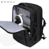 bange-1908-black-2 کیف مسافرتی 45L کوله پشتی لپ تاپ 17 اینچی بنج 1908D