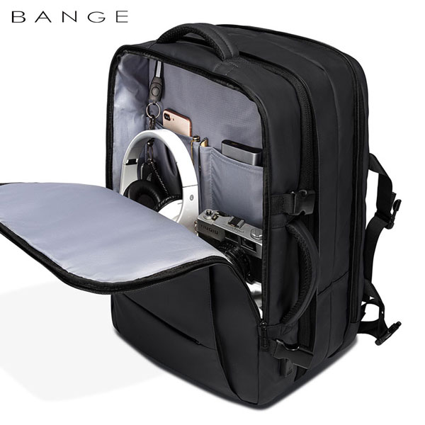 bange-1908-black-2 کیف مسافرتی 45L کوله پشتی لپ تاپ 17 اینچی بنج 1908D