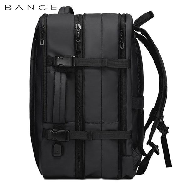 bange-1908-black-6 کیف مسافرتی 45L کوله پشتی لپ تاپ 17 اینچی بنج 1908D