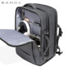 bange-1908-grey-1 کیف مسافرتی 45L کوله پشتی لپ تاپ 17 اینچی بنج 1908D