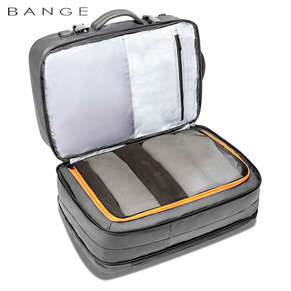 bange-1908-grey-3 کیف مسافرتی 45L کوله پشتی لپ تاپ 17 اینچی بنج 1908D
