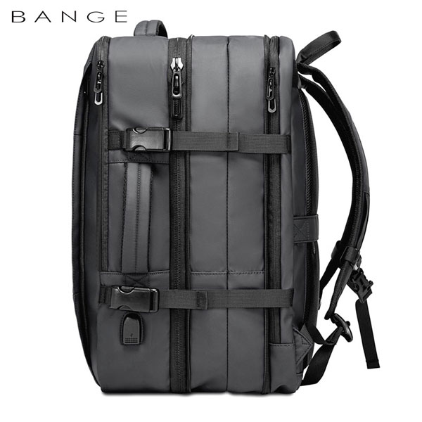 bange-1908-grey-5 کیف مسافرتی 45L کوله پشتی لپ تاپ 17 اینچی بنج 1908D