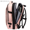 bange-1908-pink-2 کیف مسافرتی 45L کوله پشتی لپ تاپ 17 اینچی بنج 1908D