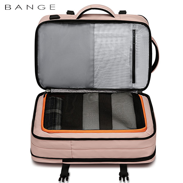 bange-1908-pink-3 کیف مسافرتی 45L کوله پشتی لپ تاپ 17 اینچی بنج 1908D