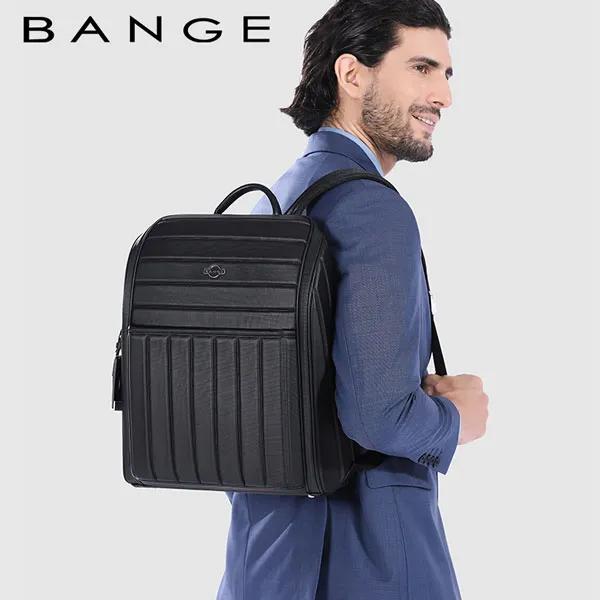 خرید-کوله-پشتی-لاکچری-بنج-YS-001-نمای-جیب-مخصوص-مدارک-1 کیف اورجینال بنج BANGE کوله پشتی لپ تاپ 15.6اینچ YS001