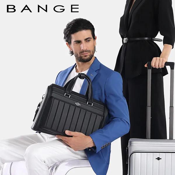 سفارش-کیف-دستی-بنج-مدل-YZ350-نمای-جانبی-چپ کیف دستی اداری چرم بنج YZ350 مشکی