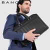 قیمت-کیف-دستی-بنج-مدل-YZ350-نمای-پایین کیف دستی اداری چرم بنج YZ350 مشکی