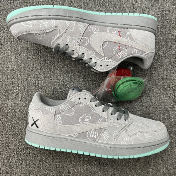10091663 جردن وان لو کاز Jordan 1 Low Kaws طوسی