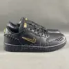 ایر جردن وان لو Jordan 1 Low Method of Make Black Metallic Gold