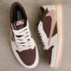 جردن وان لو Travis Scott x Air Jordan 1 Low OG Dark Pony Pink دارک پونی پینک