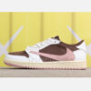جردن وان لو Travis Scott x Air Jordan 1 Low OG Dark Pony Pink دارک پونی پینک