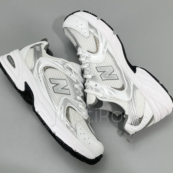 10667865 کفش نیوبالانس New Balance 530 White Silver Metallic نقره ای سفید متالیک