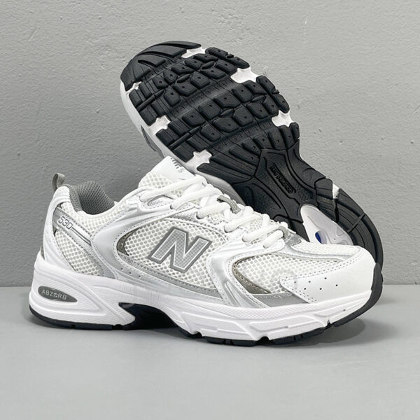 10667867 کفش نیوبالانس New Balance 530 White Silver Metallic نقره ای سفید متالیک