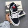 11557374 نایک ایر جردن وان لو مشکی سفید خاکستری Travis Scott x Air Jordan 1 Retro Low OG