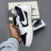 11557375 نایک ایر جردن وان لو مشکی سفید خاکستری Travis Scott x Air Jordan 1 Retro Low OG