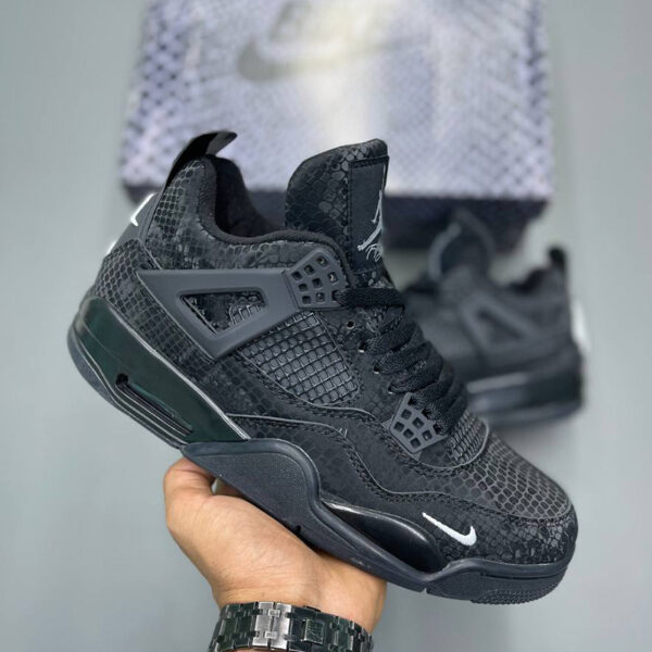 12832167 جردن ۴ بلک مامبا نایجل سیلوستر Nigel Sylvester x Jordan 4 Black Mamba