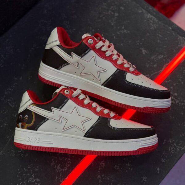 بتینگ ایپ بیپ استا کانیه وست کالج دراپ اوت A Bathing Ape Bape Sta Low Kanye West College Dropout