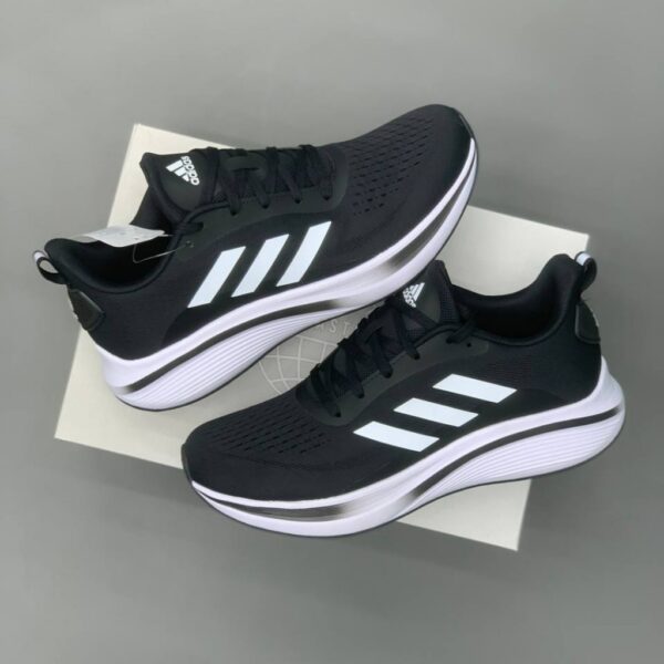13270938 کتونی آدیداس رانینگ مشکی سفید Adidas Running Black & White
