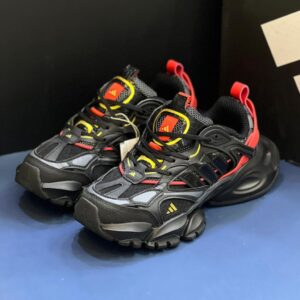 آدیداس رانر اکس ال جی دیلاکس مشکی قرمز طلایی adidas XLG Runner Deluxe Black Gold Metallic Red