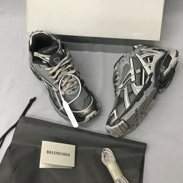 13291868 بالنسیاگا رانر طوسی تیره مشکی Balenciaga Runner Dark Grey Black