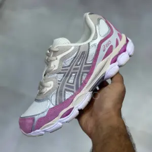 13564102 اسیکس ژل ان وای سی کرم بژ صورتی ASICS GEL-NYC Cream Mineral Beige Pink