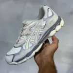 اسیکس ژل ان وای سی طوسی کرم ASICS Gel-NYC Oyster Grey