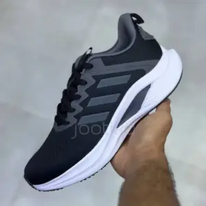 آدیداس ووی بونس مشکی طوسی سفید adidas Voeuy Bounce Black Gray White