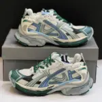 بالنسیاگا رانر سفید سبز آبی Balenciaga Runner White Green Blue