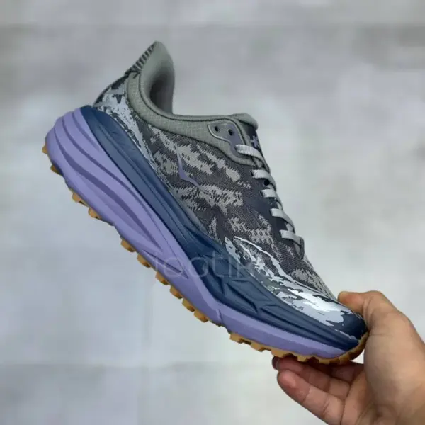 13595254 هوکا استینسون 7 خاکستری بنفش Hoka Stinson 7 Satellite Grey/Varsity Navy