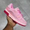 13789733 لویی ویتون ترینر صورتی Louis Vuitton LV Trainer
