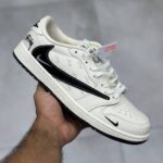 نایک ایر جردن وان لو استاسی کرم مشکی Nike Air Jordan 1 Low Stacy Cream Black