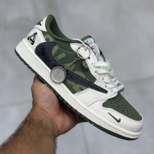 13804787 نایک ایر جردن وان لو پالاس کرم سبز Nike Air Jordan 1 Low Palace Cream Green