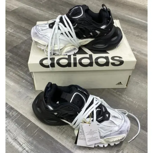 13962765 آدیداس رانر اکس ال جی دیلاکس سفید مشکی adidas XLG Runner Deluxe White Black