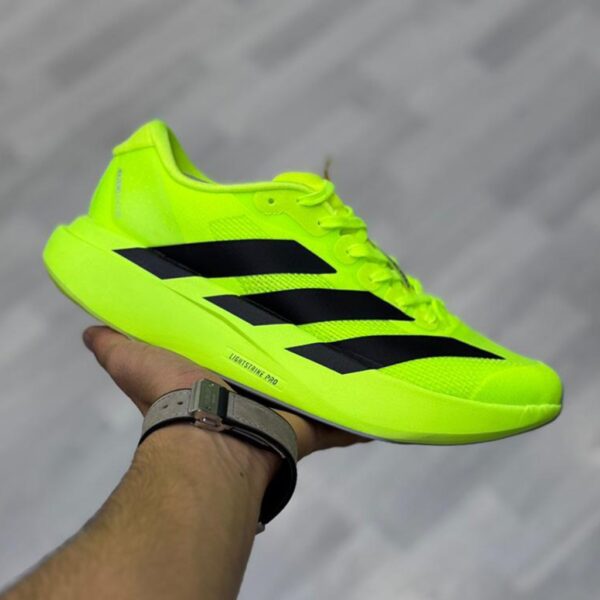 14255928 آدیداس آدیزیرو اوو اس ال سبز فسفری adidas Adizero Evo SL Lucid Lemon JR3416