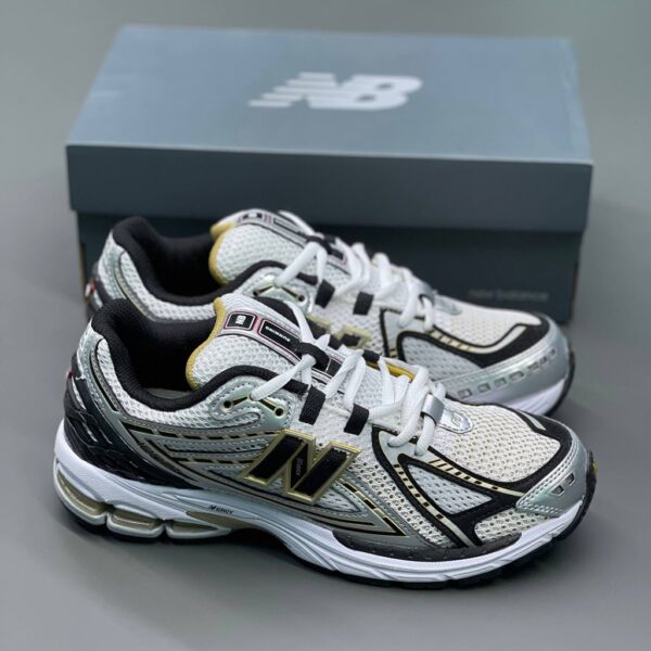 14398908 کفش نیوبالانس 1906 سفید متالیک گلد New Balance 1906R White Metallic Gold