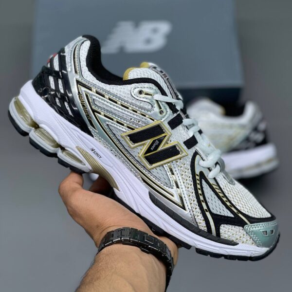 14398909 کفش نیوبالانس 1906 سفید متالیک گلد New Balance 1906R White Metallic Gold