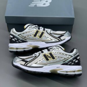 کفش نیوبالانس 1906 سفید متالیک گلد New Balance 1906R White Metallic Gold