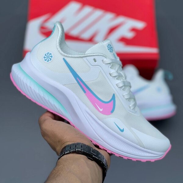 نایک زوم ایکس سفید آبی صورتی روشن Nike Zoom X