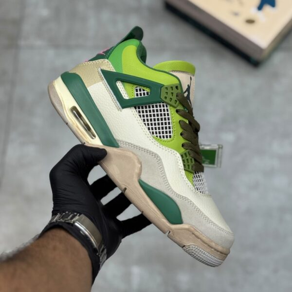 17724154 ایر جردن 4 اسنورلکس سبز Nike Air Jordan 4 Retro Snorlax Green