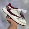 نایک ایر جردن وان لو استاسی کرم زرشکی Nike Air Jordan 1 Low Stussy Cream Burgundy