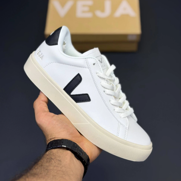 5pgprfwr کفش وجا کامپو سفید مشکی Veja Campo White Black