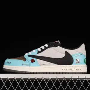 نایک جردن وان تراویس اسکات جک بویز Travis Scott x Air Jordan 1 Low JACKBOYS