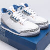 8961854 نایک جردن 3 رترو وزردز Jordan 3 Retro Wizards سفید آبی