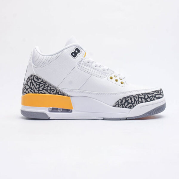8997864 نایک جردن 3 رترو لیزر اورنج Jordan 3 Retro Laser Orange سفید نارنجی